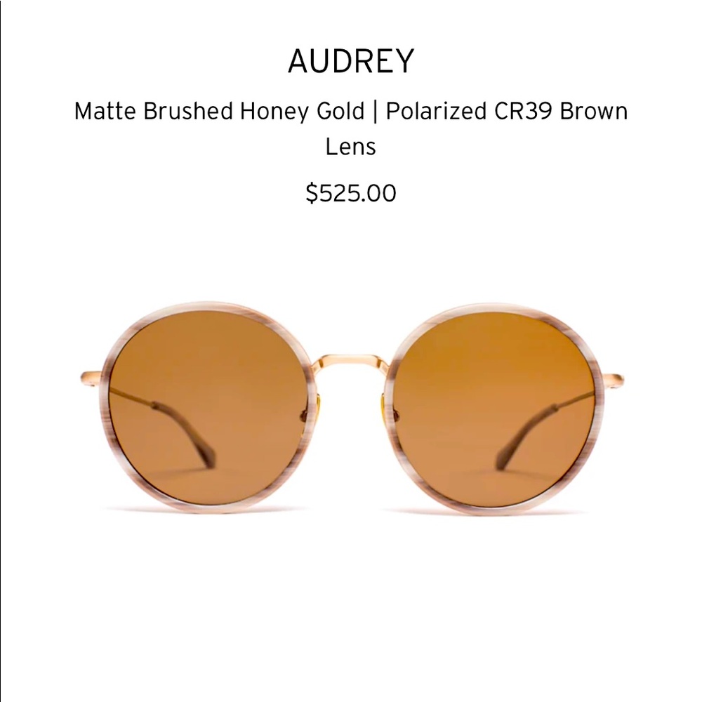 Salt Optics Audrey Polarized Titanium sunglasses.